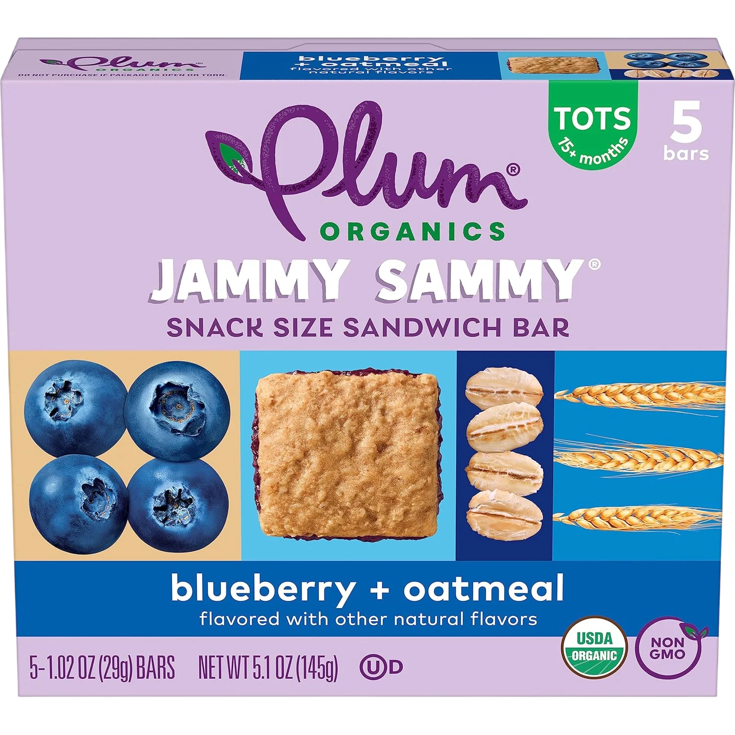 Sandwich Bar Blueberry + Oatmeal
