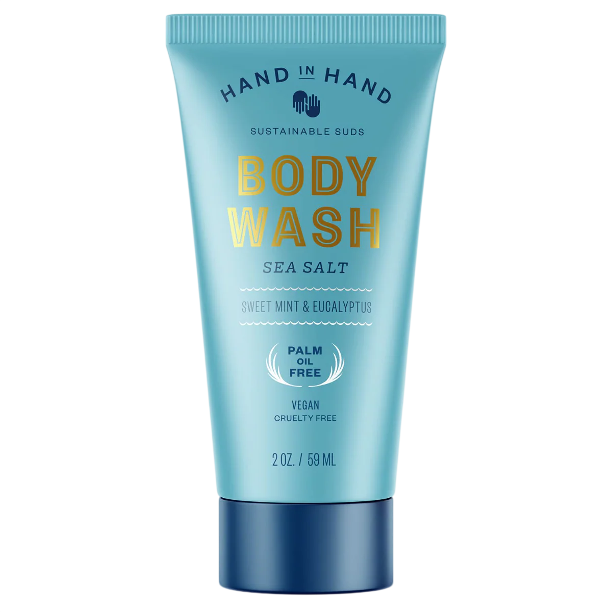 Sea Salt Body Wash - Sweet Mint & Eucalyptus