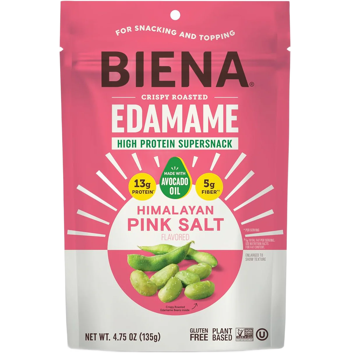 Himalayan Pink Salt Edamame