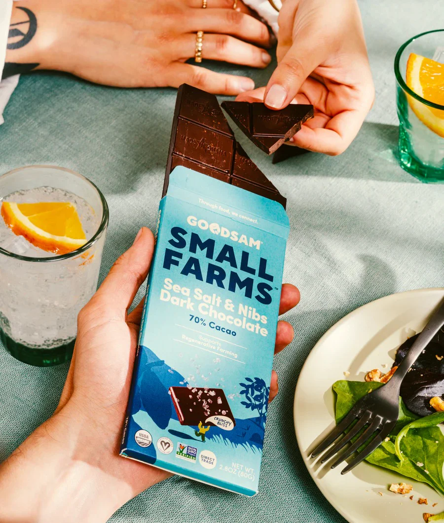 Sea Salt & Nibs Chocolate Bar - Image 4