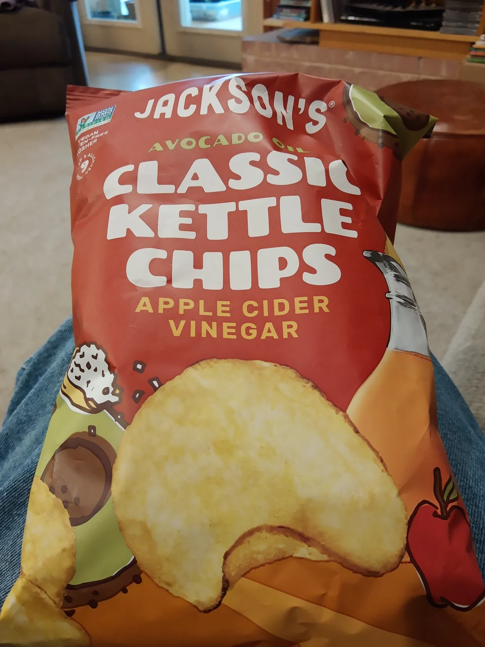 Apple Cider Vinegar Kettle Chips with Avocado Oil - Image 2