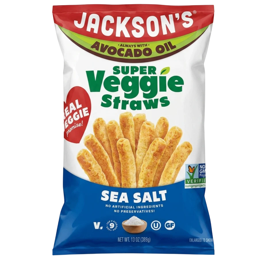 Sea Salt Veggie Straws With Avocado Oil