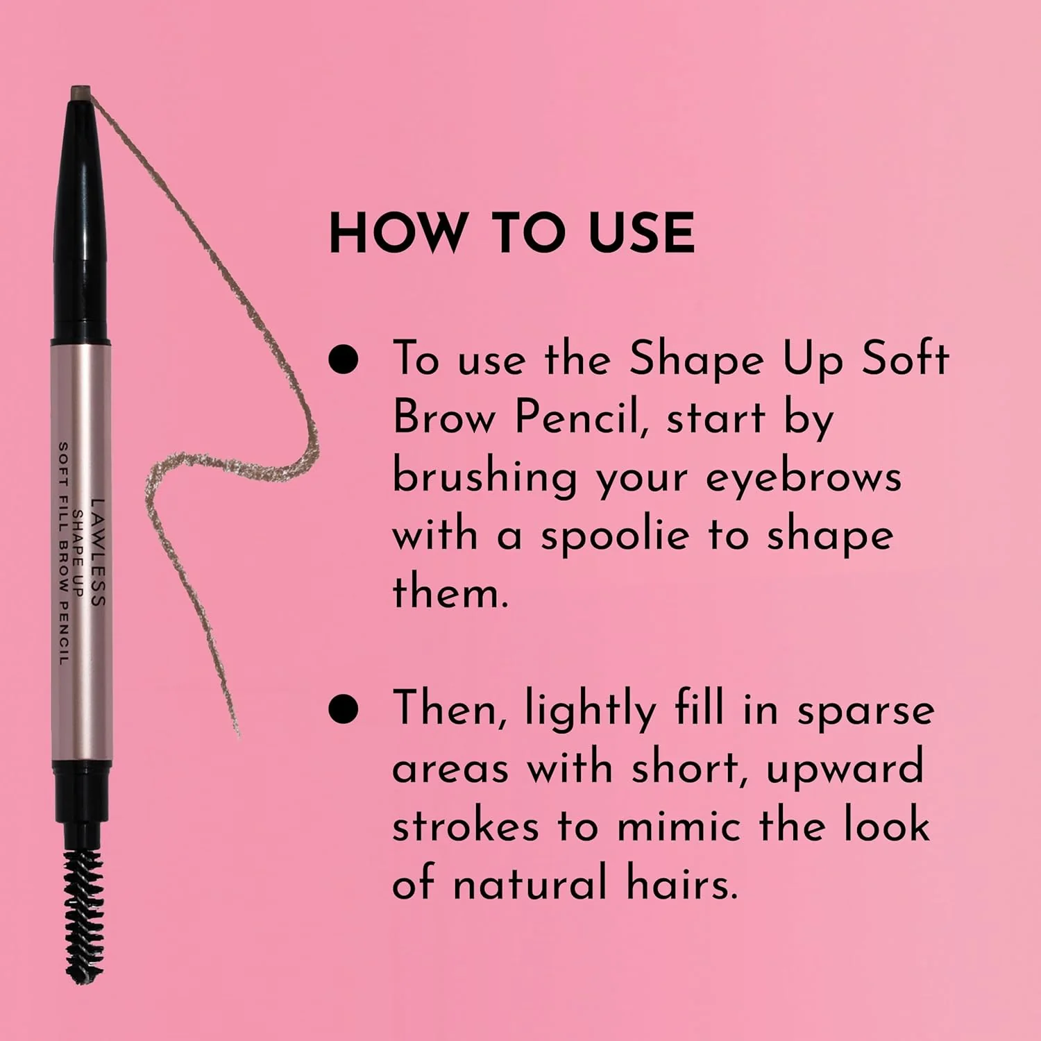 Shape Up Brow Pencil - Dark Brown - Image 2