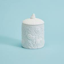 24oz Shell and Coral Relief Filled Candle with Sea Spray Scent- 30 hrs - Image 2