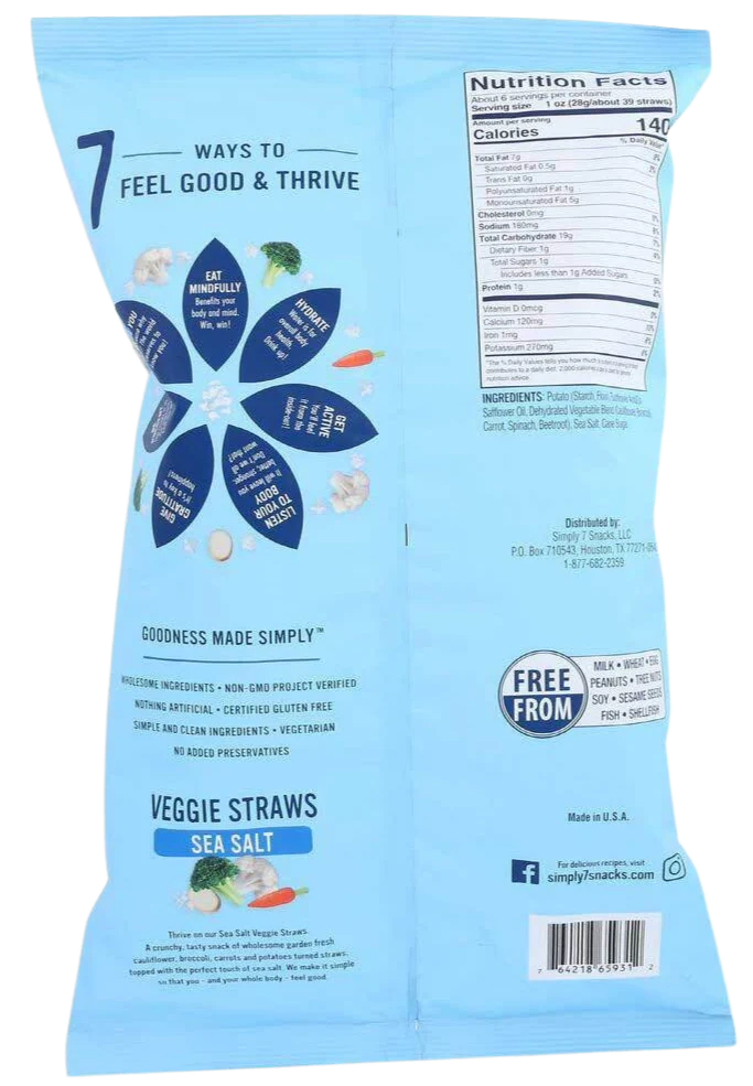 Sea Salt Veggie Straw - Image 2