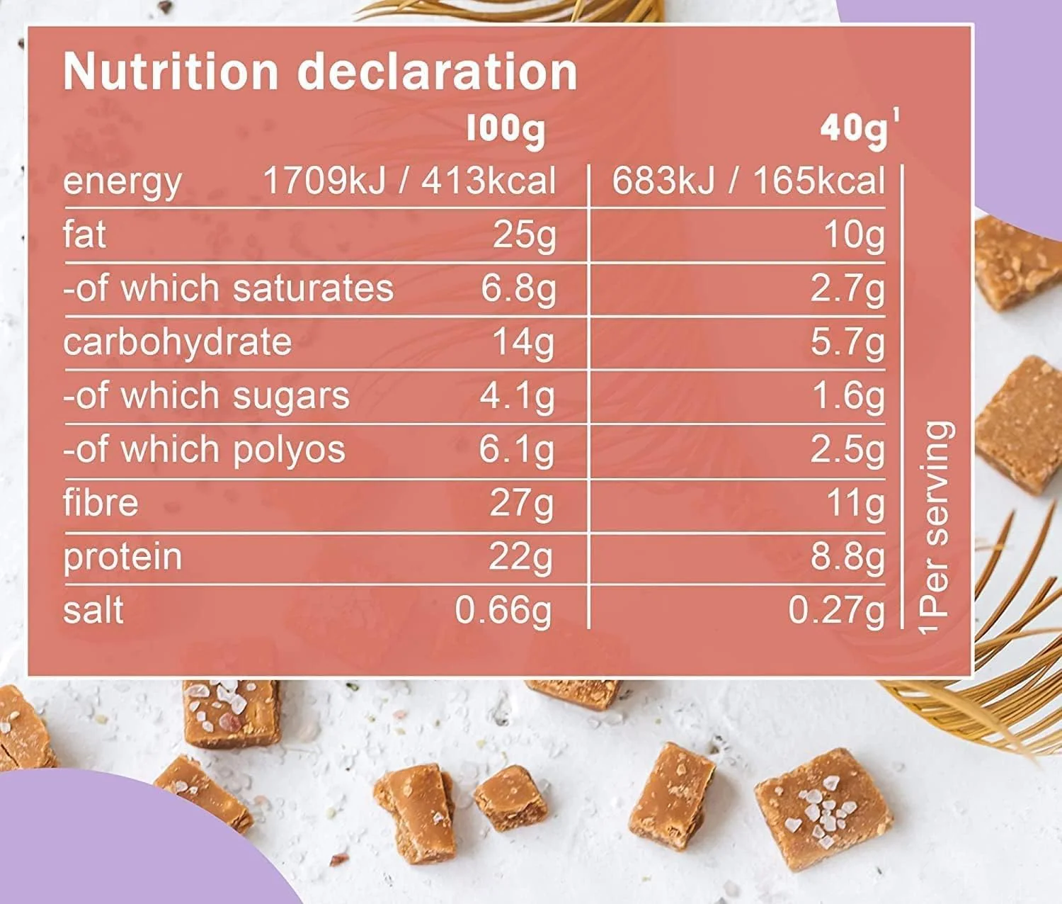 Slimming Salted Caramel Protein Bar (12 CT) - Image 3