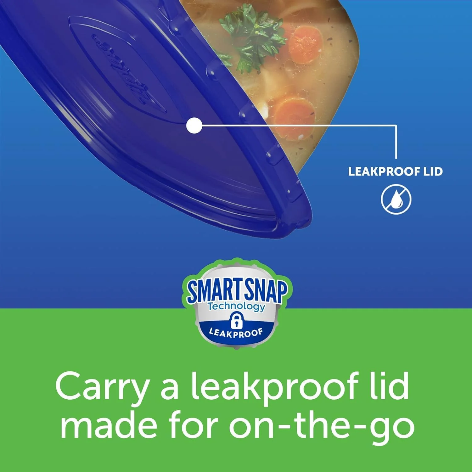 Smartsnap 2 Rectangle Containers 1.5 QTs - Image 3