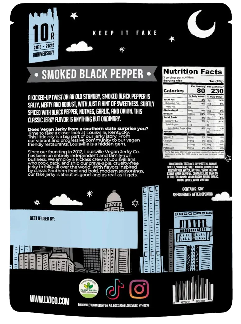 Smoked Black Pepper Jerky - Image 2