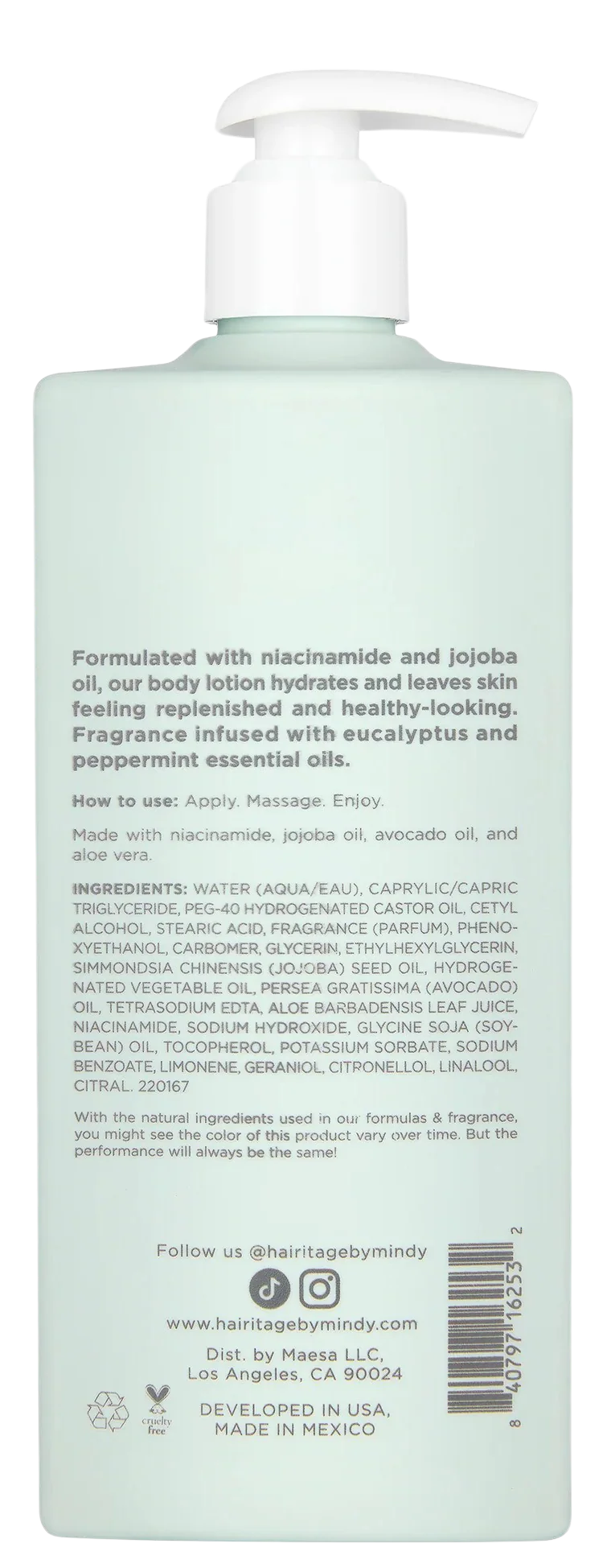 Soak It In Mint & Yuzu Scented Body Lotion - Image 3