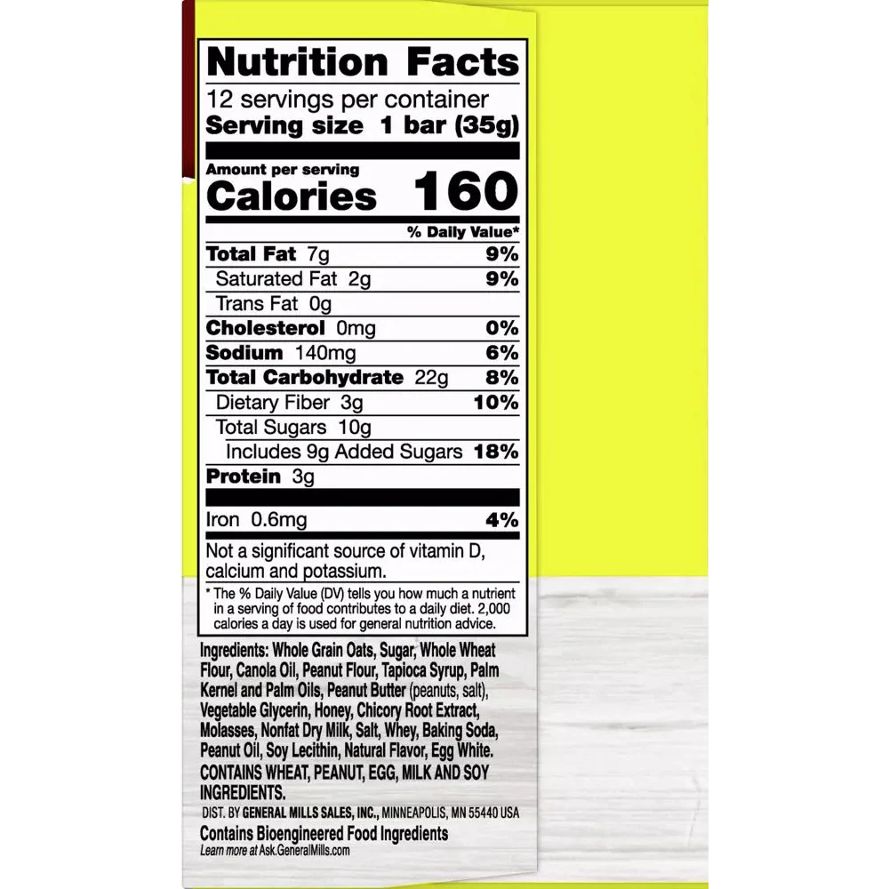 Soft-Baked Oatmeal Squares - Peanut Butter (12 CT) - Image 3
