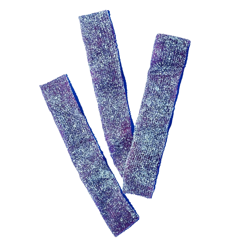 Sour Blue Raspberry Strips - Image 2