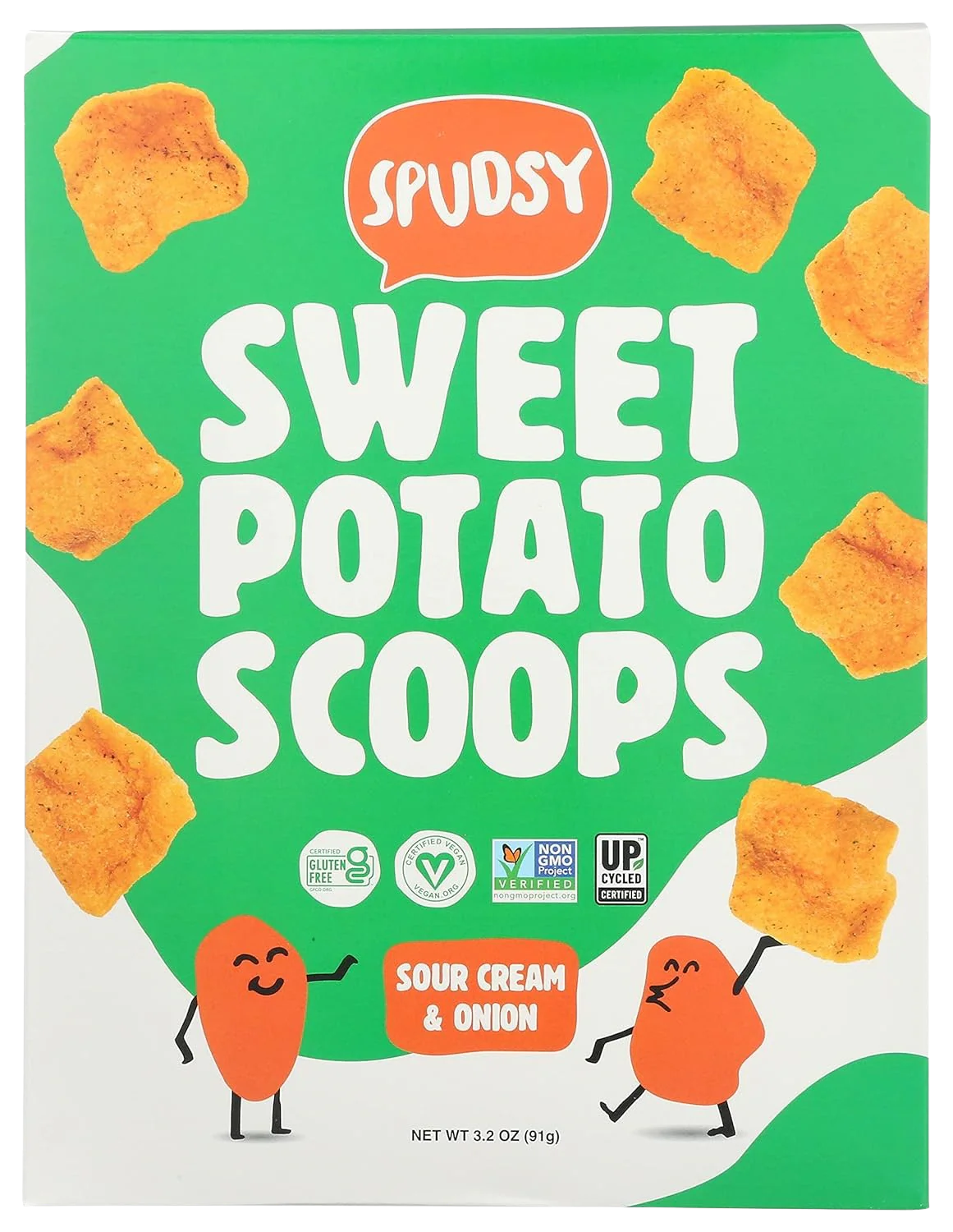 Sour Cream and Onion Sweet Potato Scoops