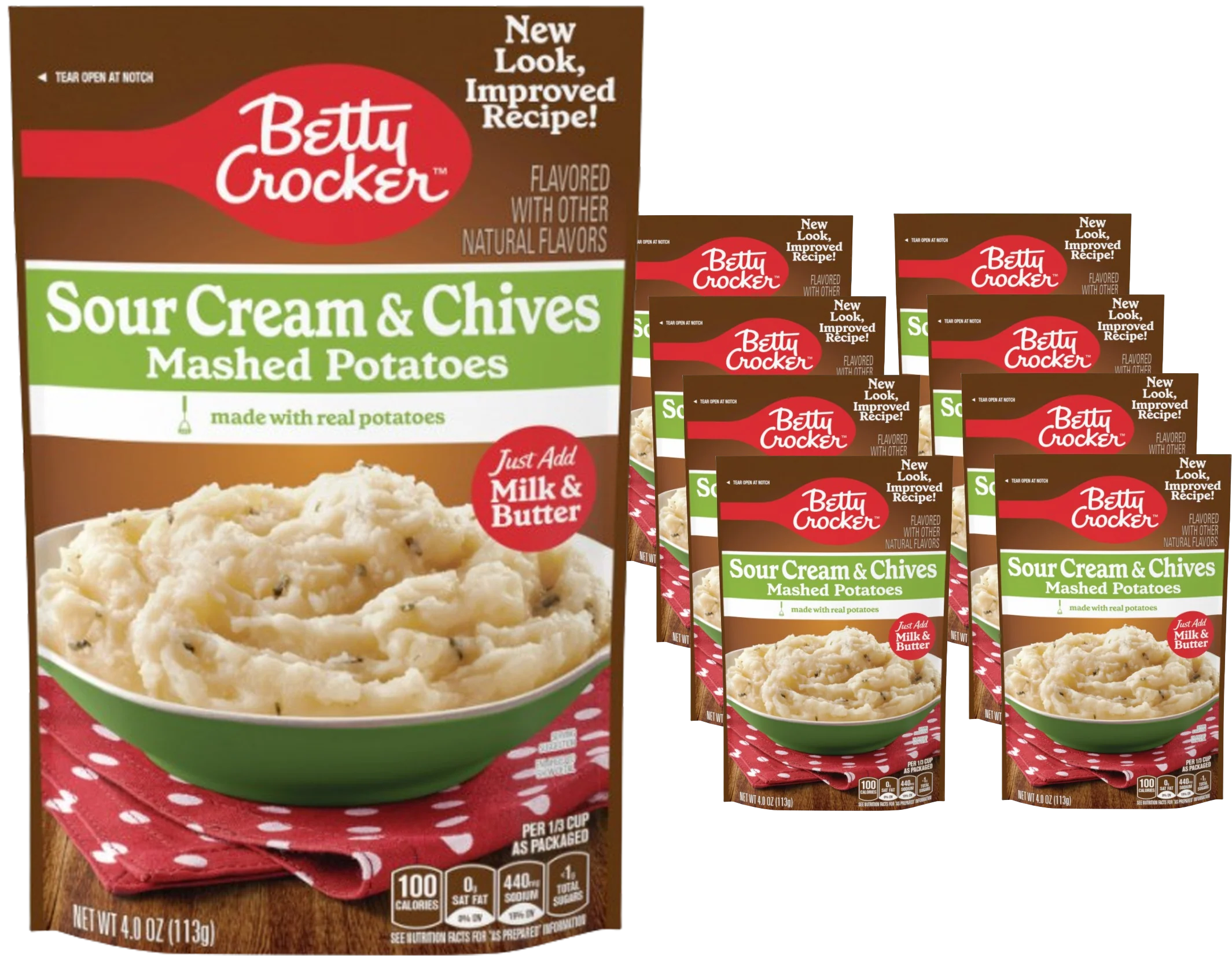 Sour Cream & Chives Mashed Potatoes (8 Pack)