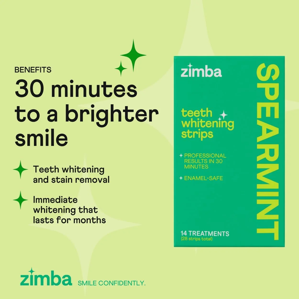 Spearmint Teeth Whitening Strips - Image 4
