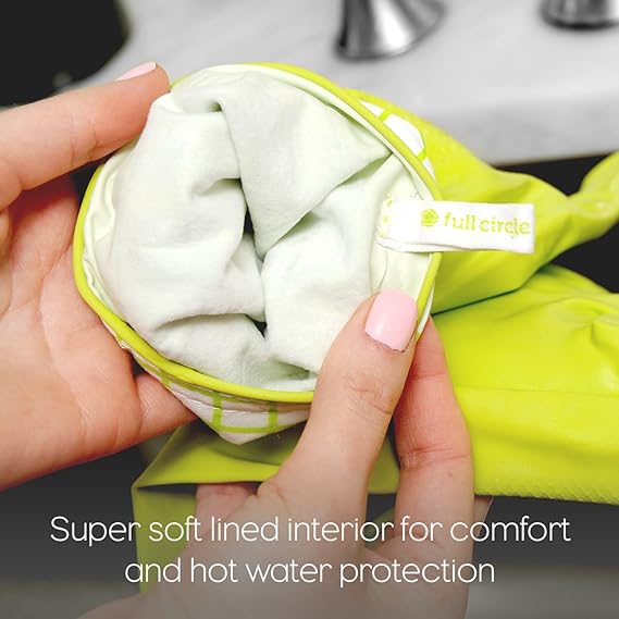 Splash Patrol Natural Latex Cleaning Gloves - Image 3
