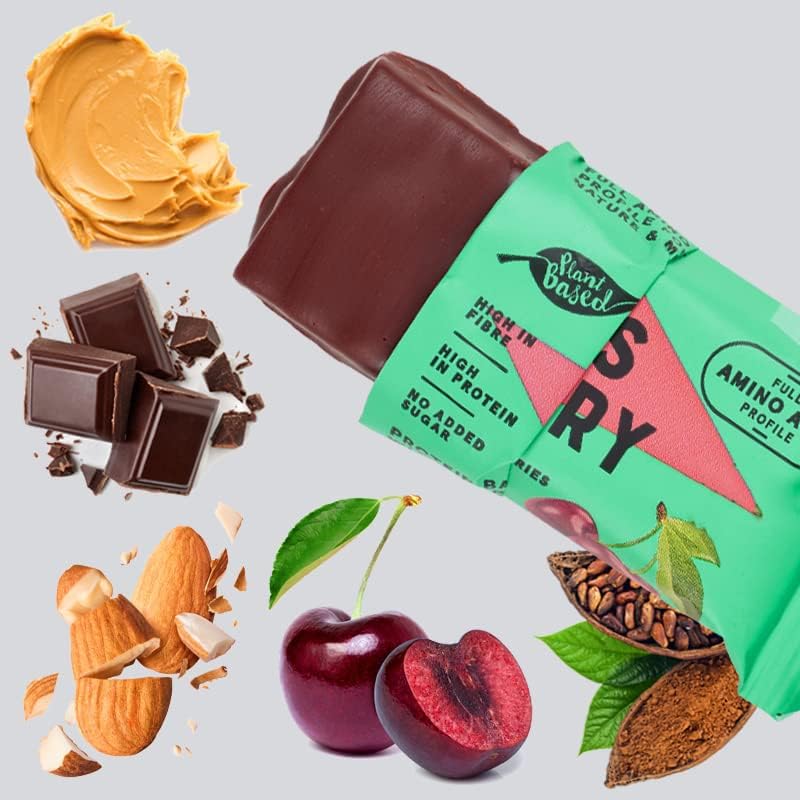 Planet Superfood Sports Recovery - Cherry Protein Bars (12CT) - Image 3