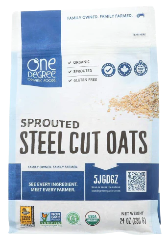 Sprouted Steel Cut Oats