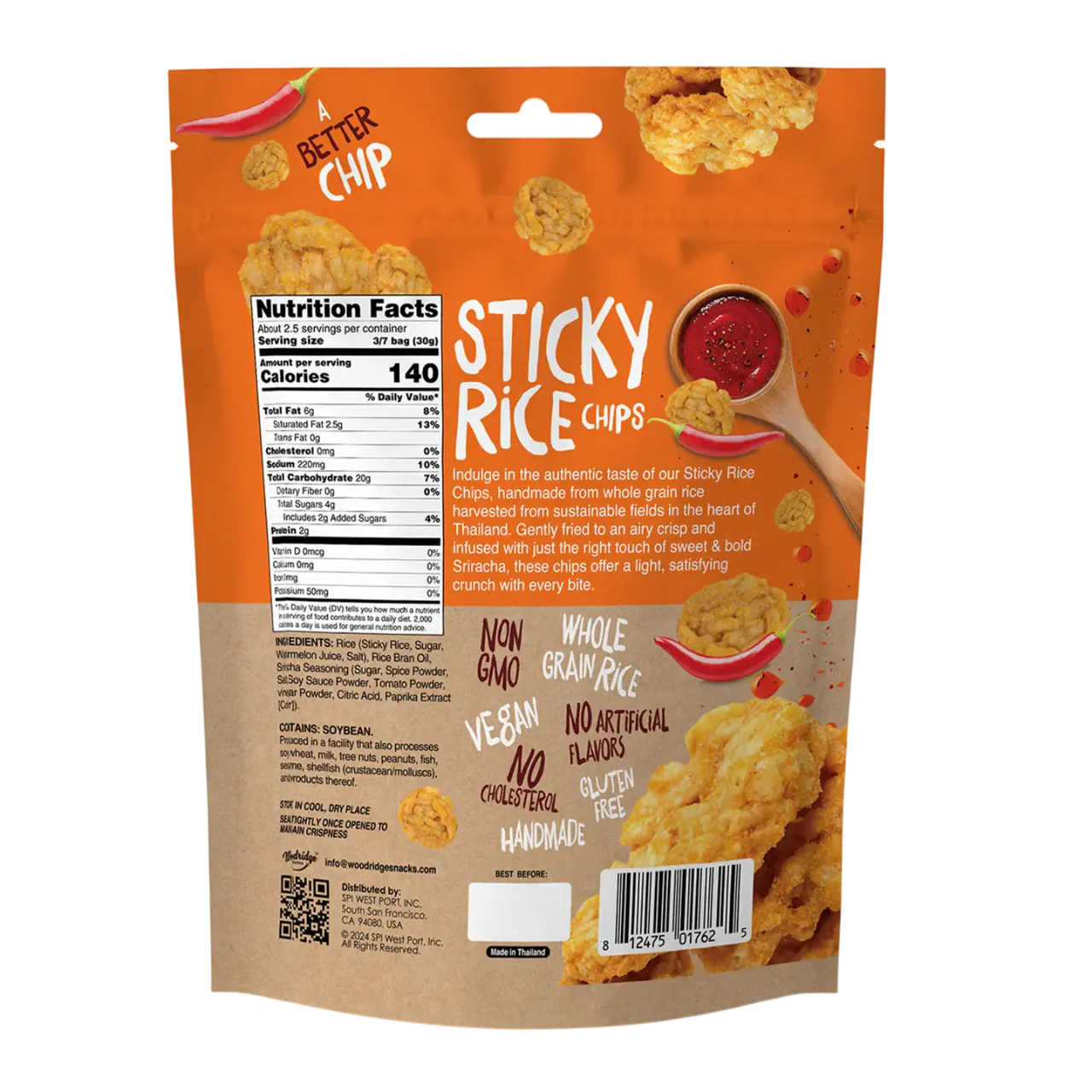 Sriracha Sticky Rice Chips - Image 4