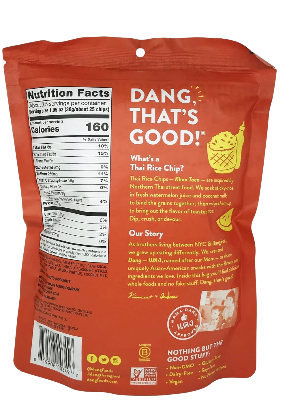 Sriracha Spice Rice Chips - Image 2