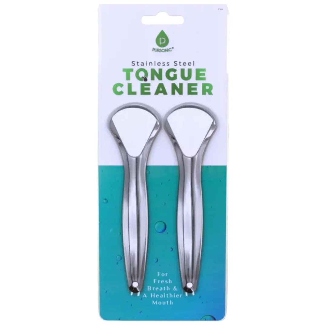 Stainless Steel Tongue Cleaner – 2 Pack