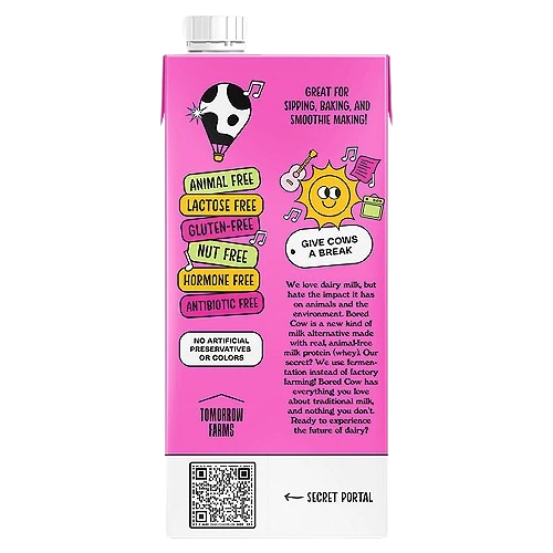 Strawberry Animal Free Dairy Milk - Image 2