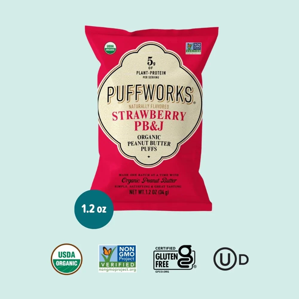 Strawberry PB&J Peanut Butter Puffs (6 Pack) - Image 2