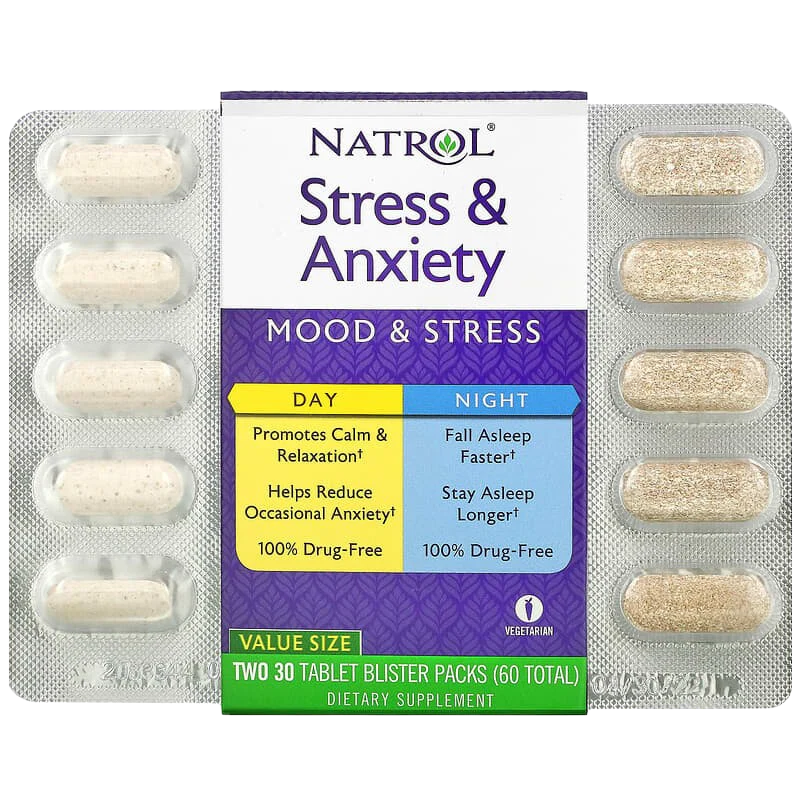 Stress & Anxiety (30 Day Tablets + 30 Night Tablets) - Image 2