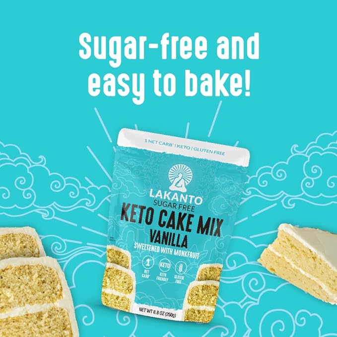 Sugar Free Keto Vanilla Cake Mix - Image 3