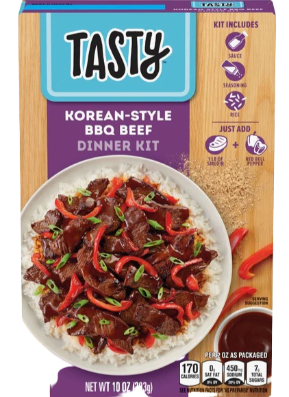 Korean-Style Bbq Beef Dinner Kit