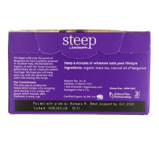 Tea Earl Grey Steep Org - Image 2