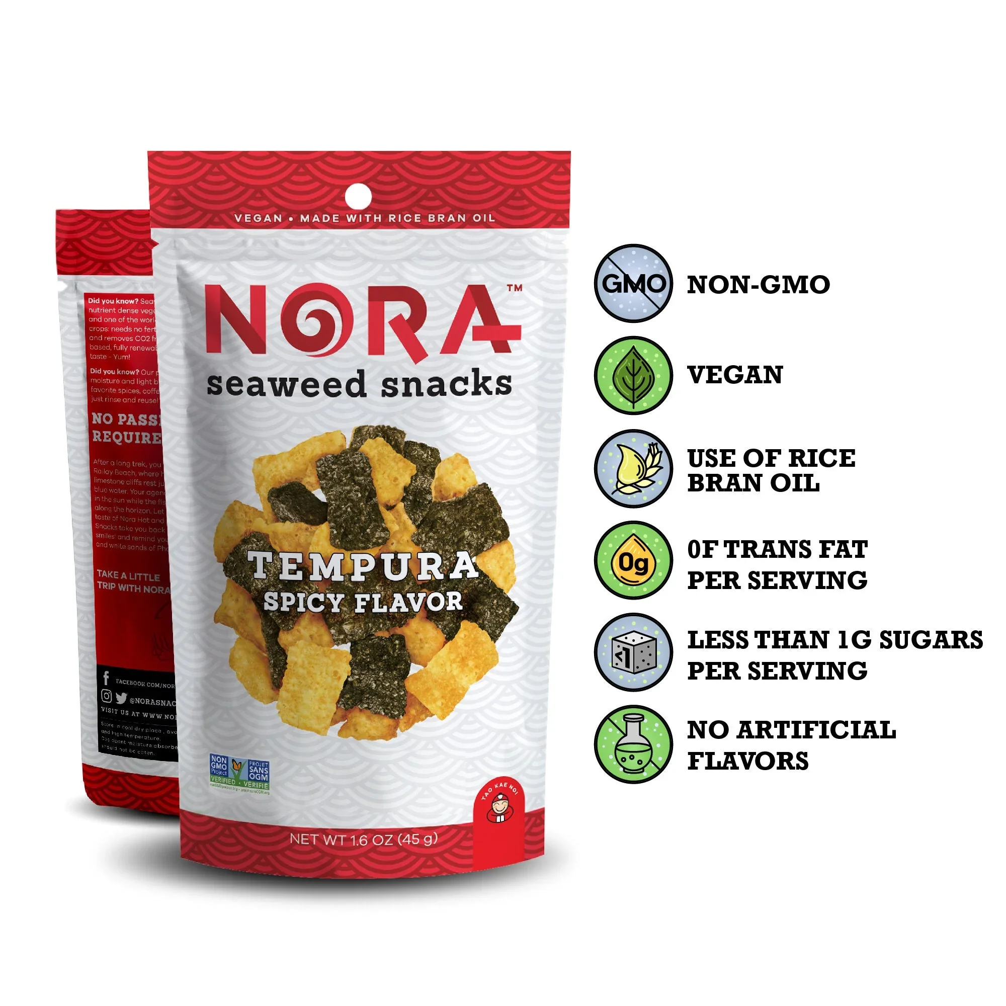 Tempura Seaweed Snacks - Spicy (12 CT) - Image 3