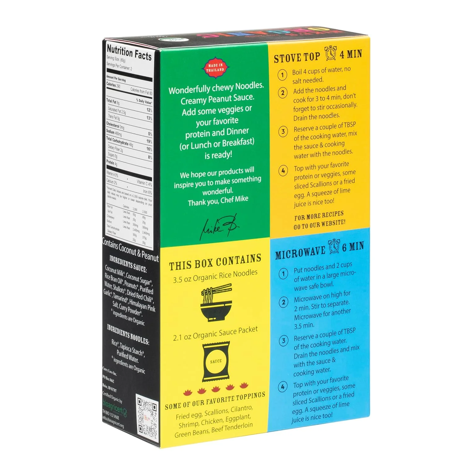 Thai Peanut Noodles (6 Pack) - Image 5