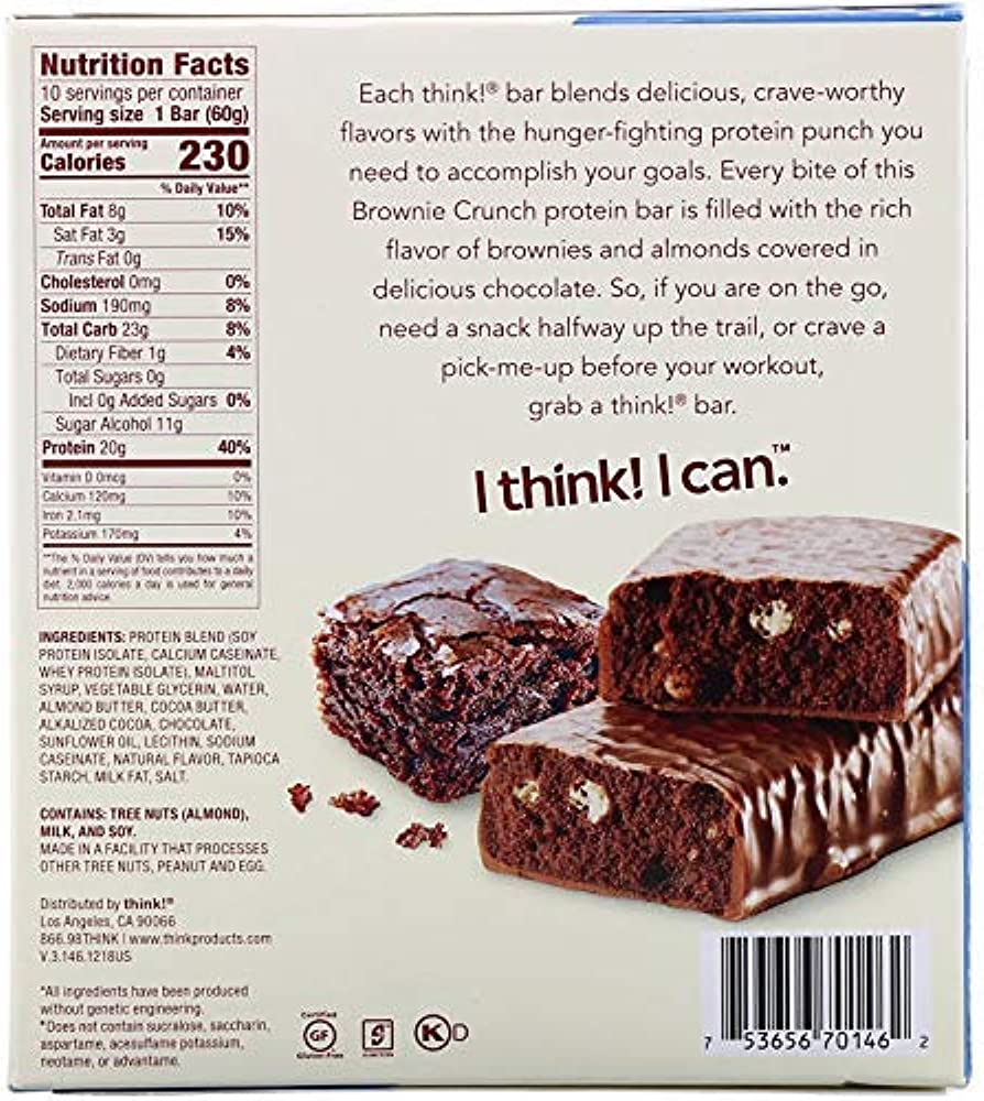 Gluten Free Brownie Crunch Bars (5 Ct) - Image 2