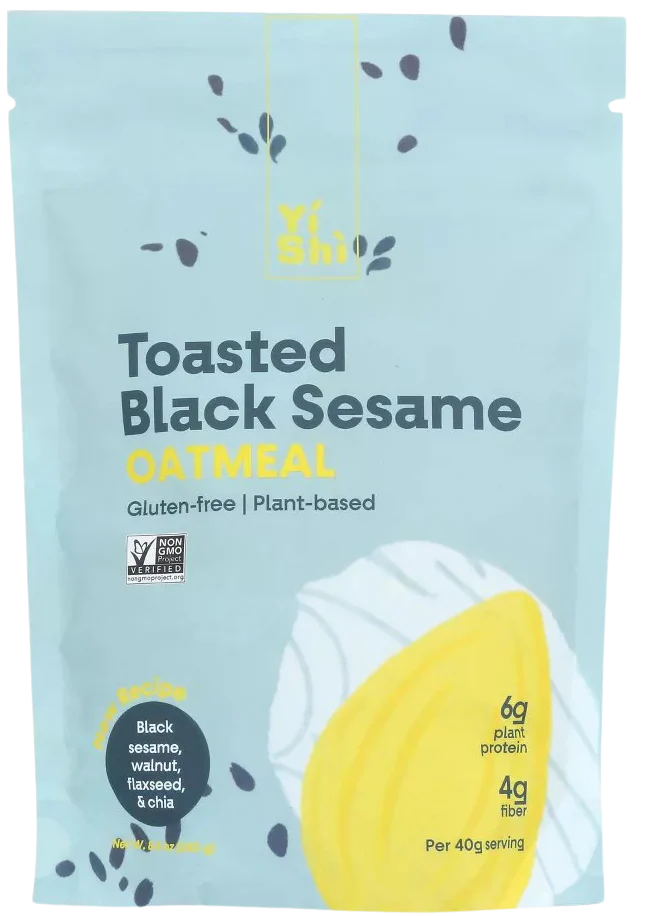 Toasted Black Sesame Oatmeal Pouch