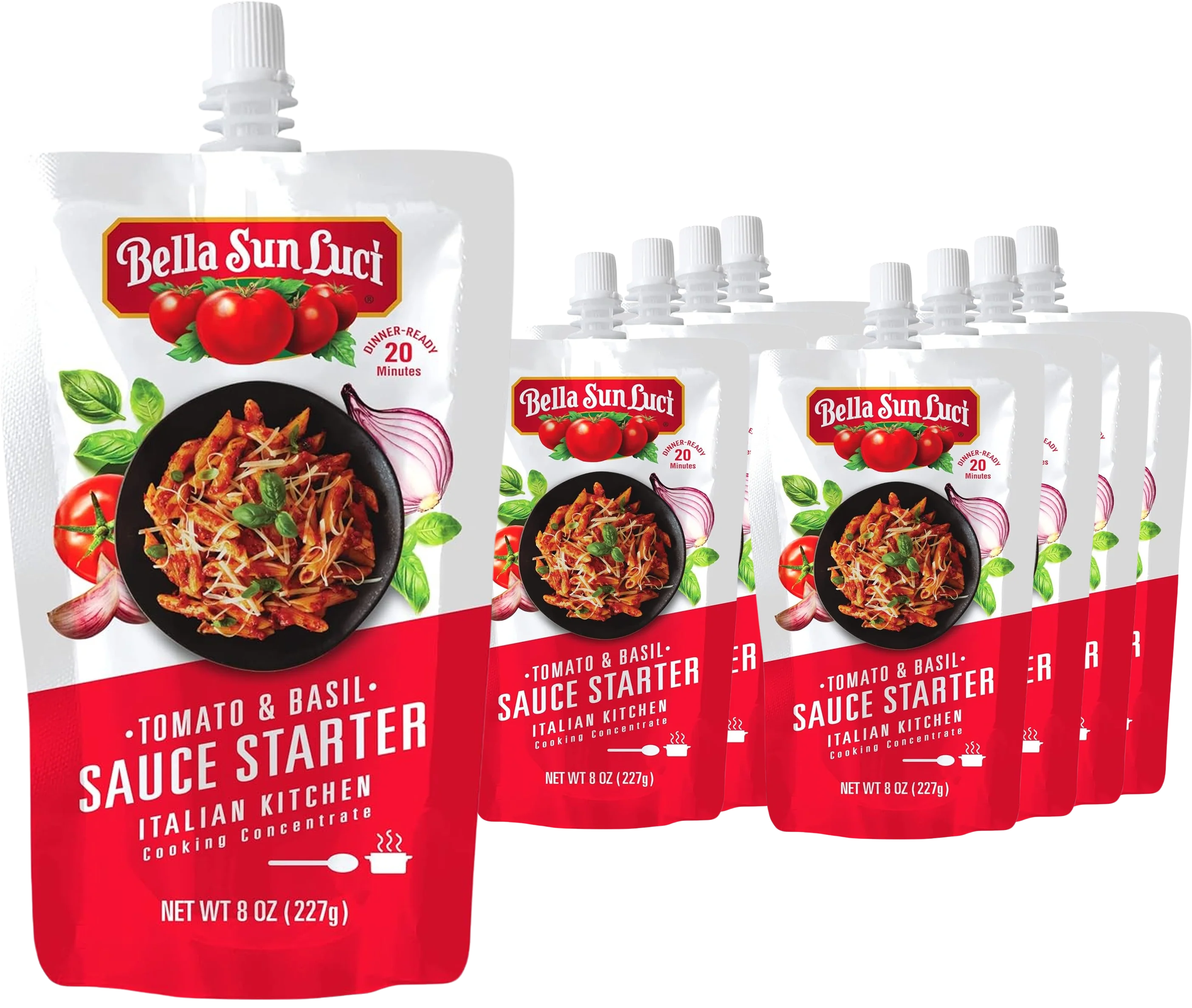 Tomato and Basil Sauce Starter (8 Pack)
