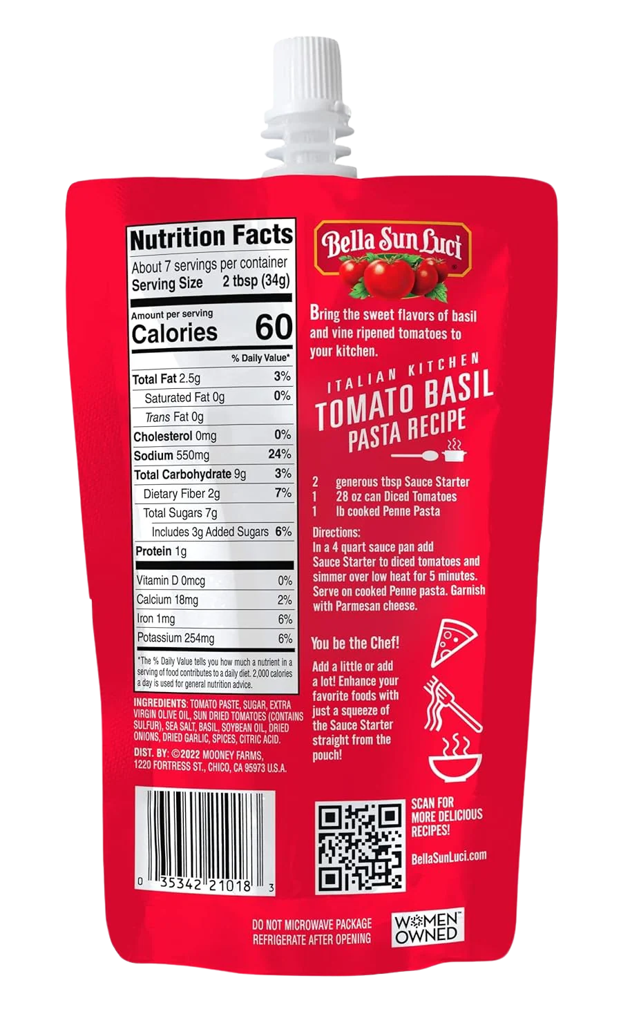 Tomato and Basil Sauce Starter (8 Pack) - Image 5