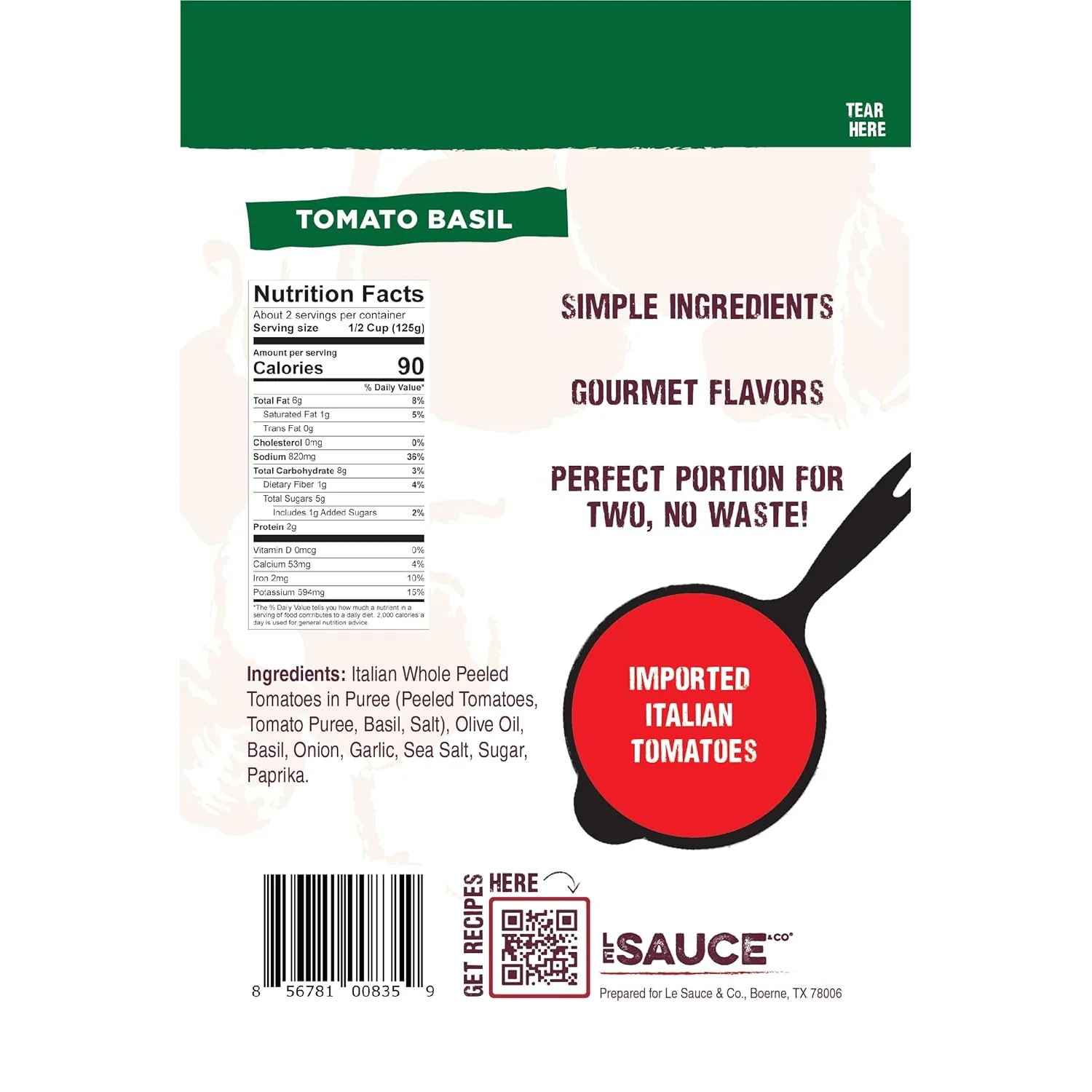 Tomato Basil Pasta Sauce - Image 4