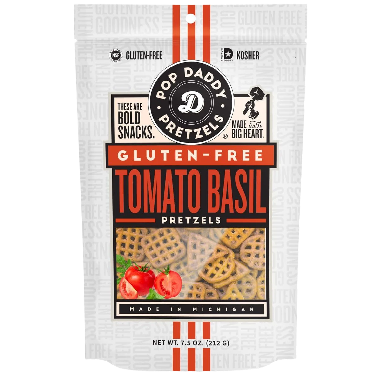 Tomato & Basil Pretzels