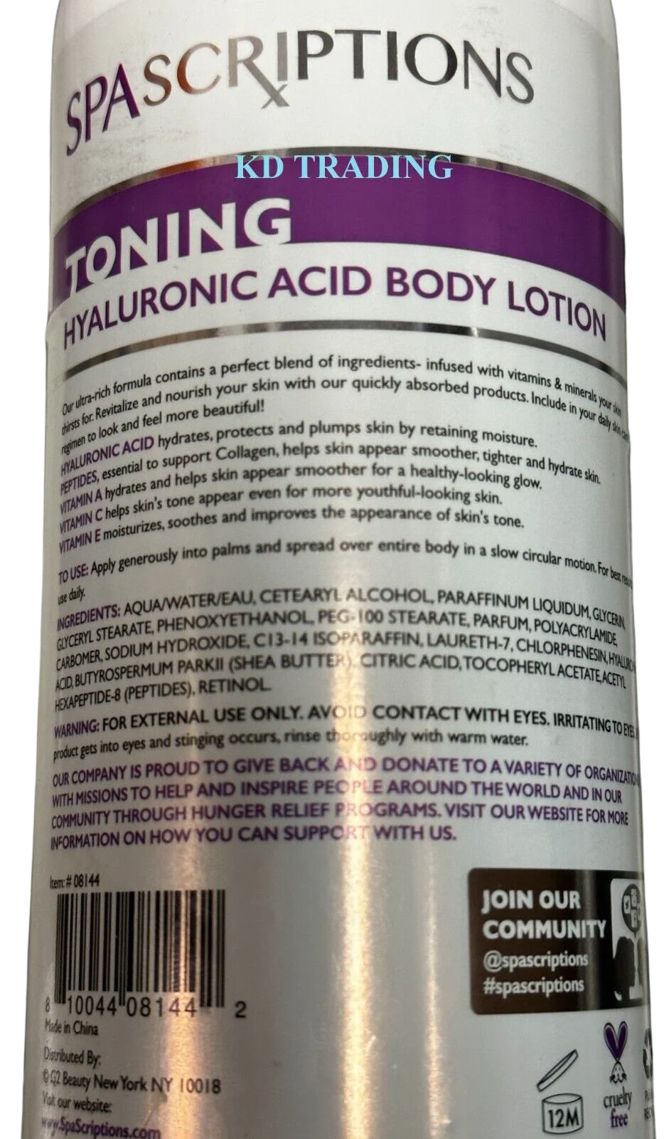 Toning Hyaluronic Acid Body Lotion - Image 3