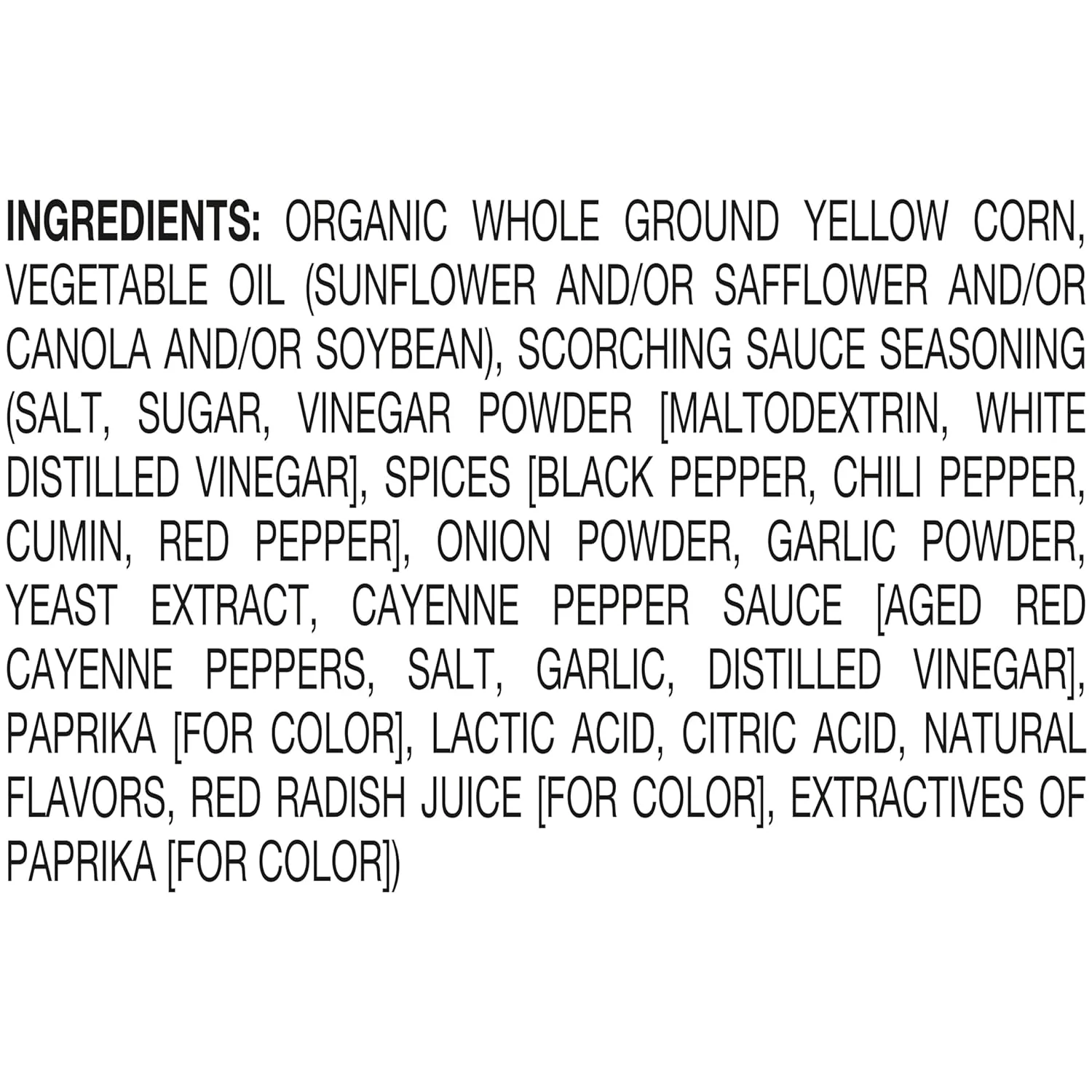 Tortilla Chips Made With Organic Yellow Corn Scorchin Sauce - Image 4
