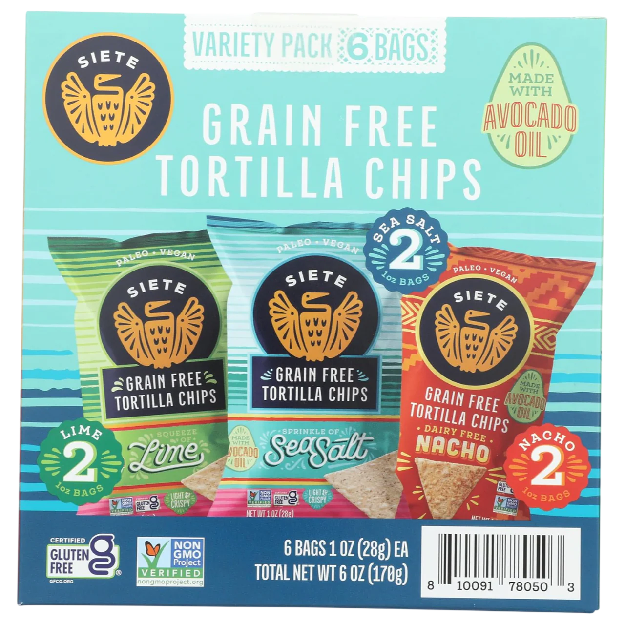 Tortilla Chips Variety Pack (6 Pack)