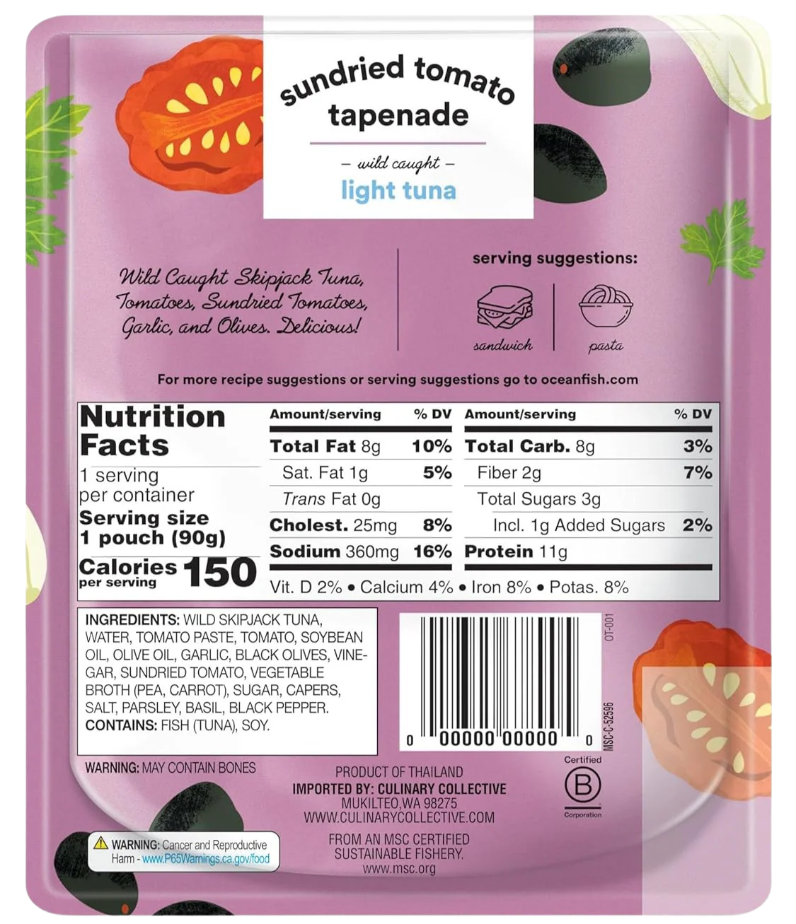 Tuna with Sundried Tomato Tapenade (24 Pack) - Image 4