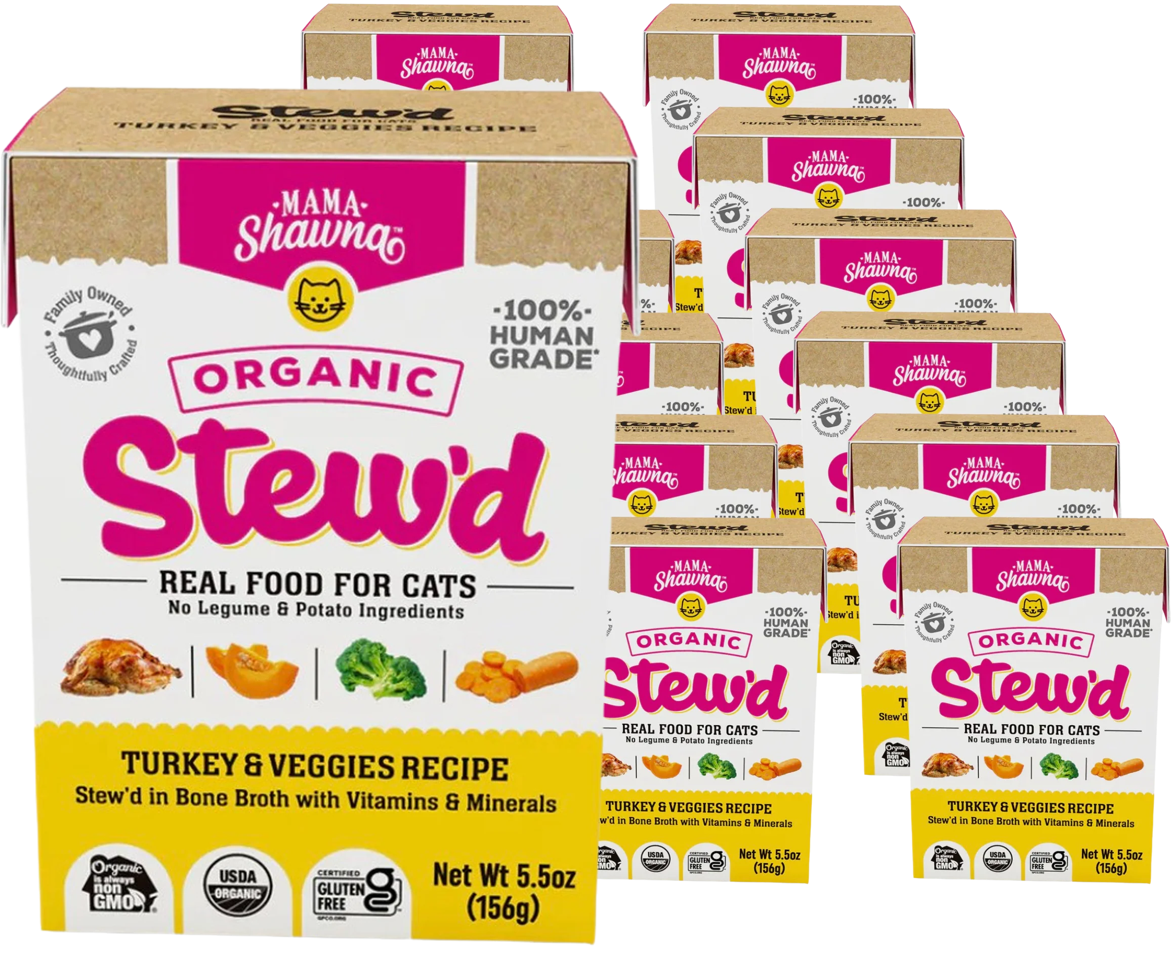 Turkey & Veggies Recipe Cat Food (12 Pack)