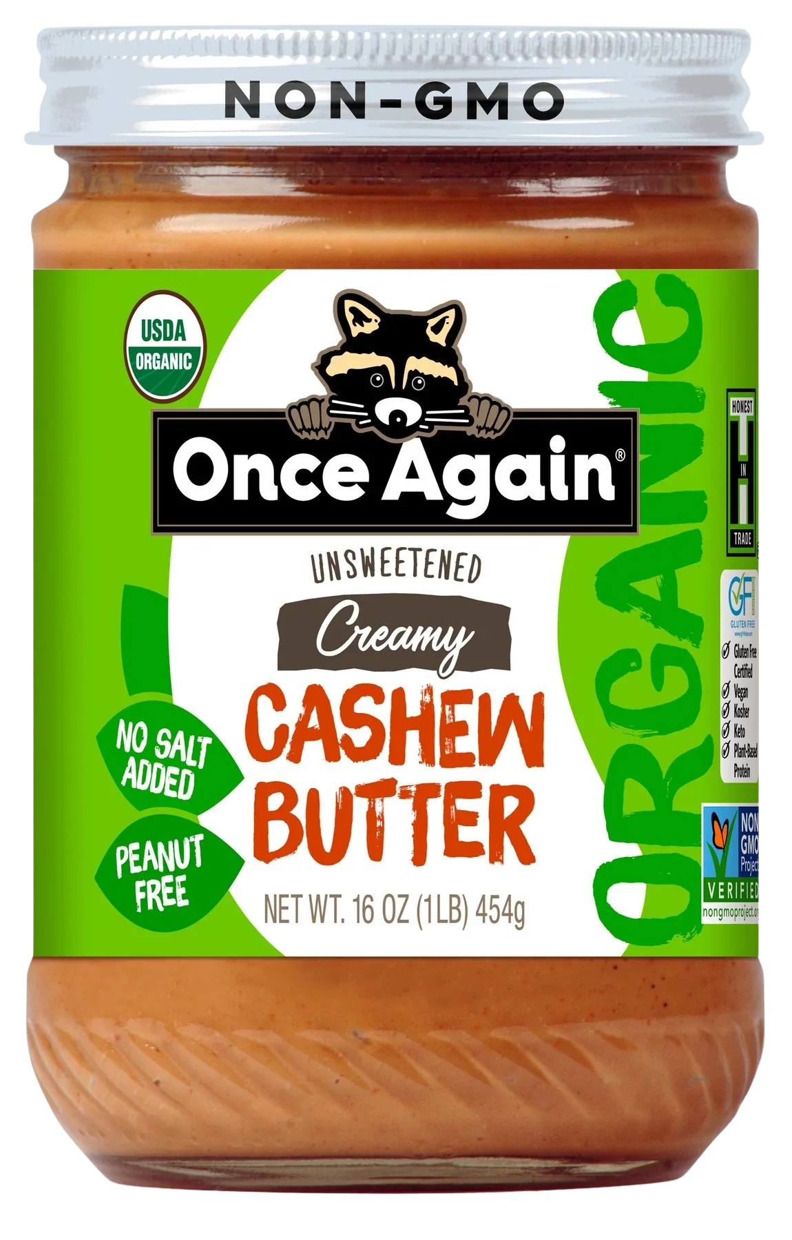 Unsweetened Organic Cashew Butter