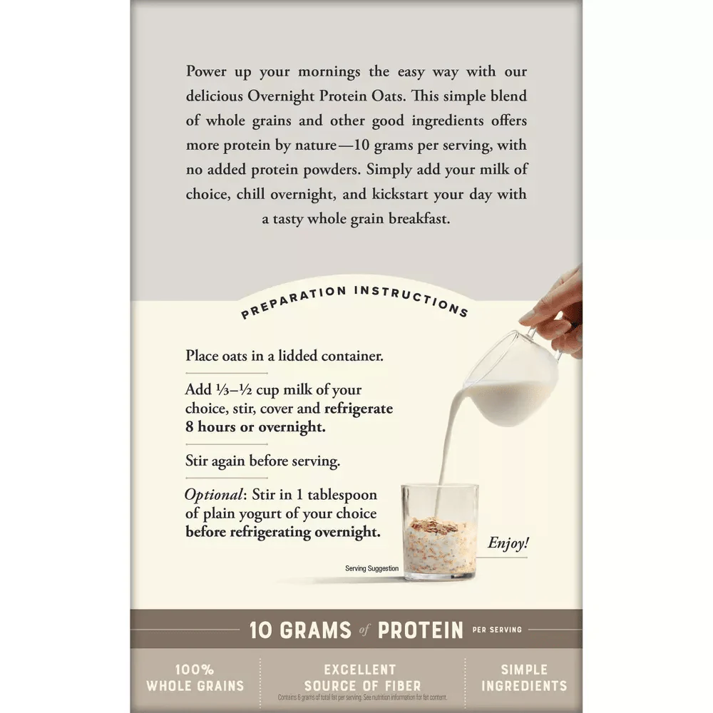 Vanilla Almond Protein Overnight Oatmeal - Image 2