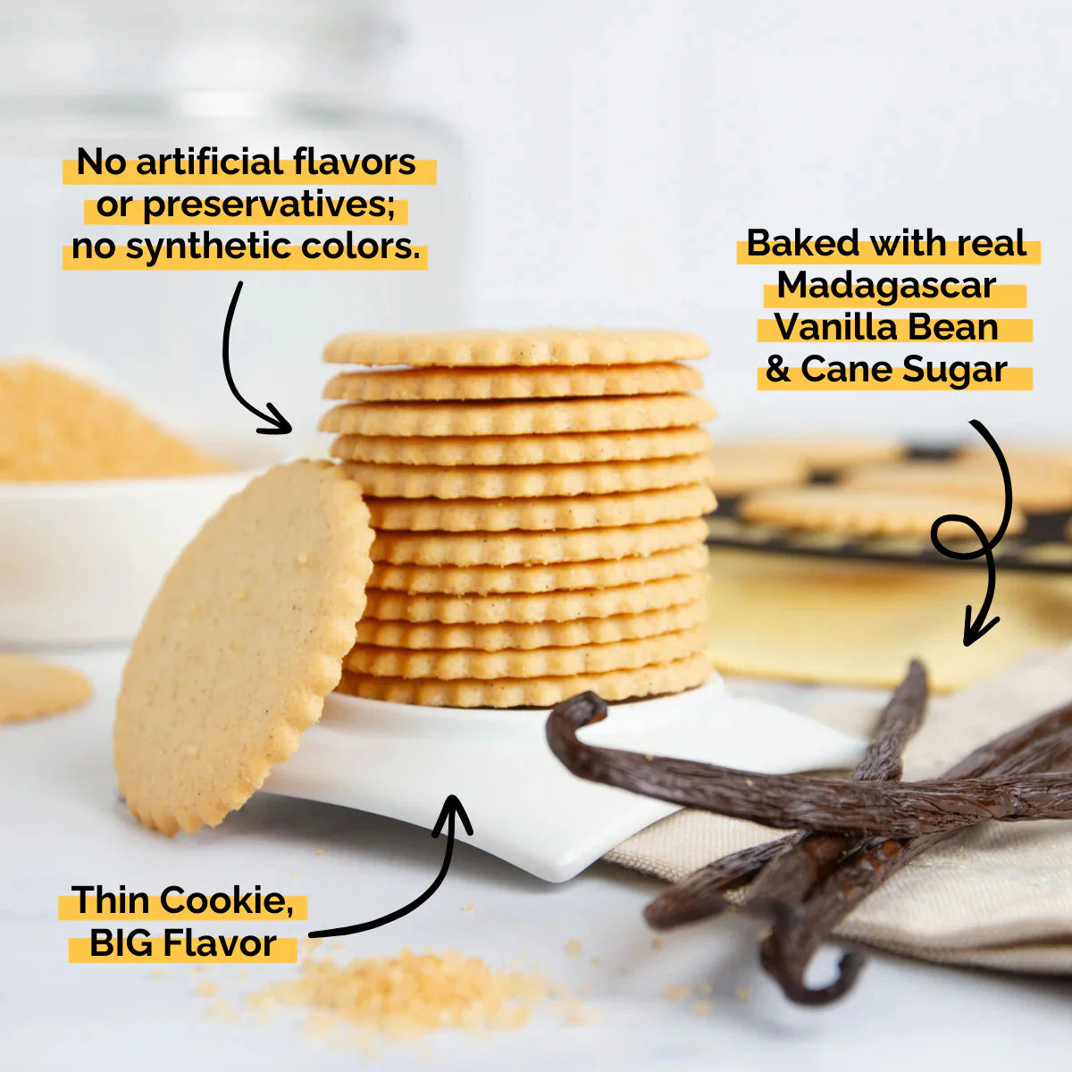 Vanilla Bean Cookie Thins - Image 3