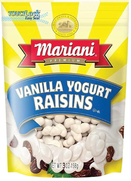 Vanilla Yogurt Raisins
