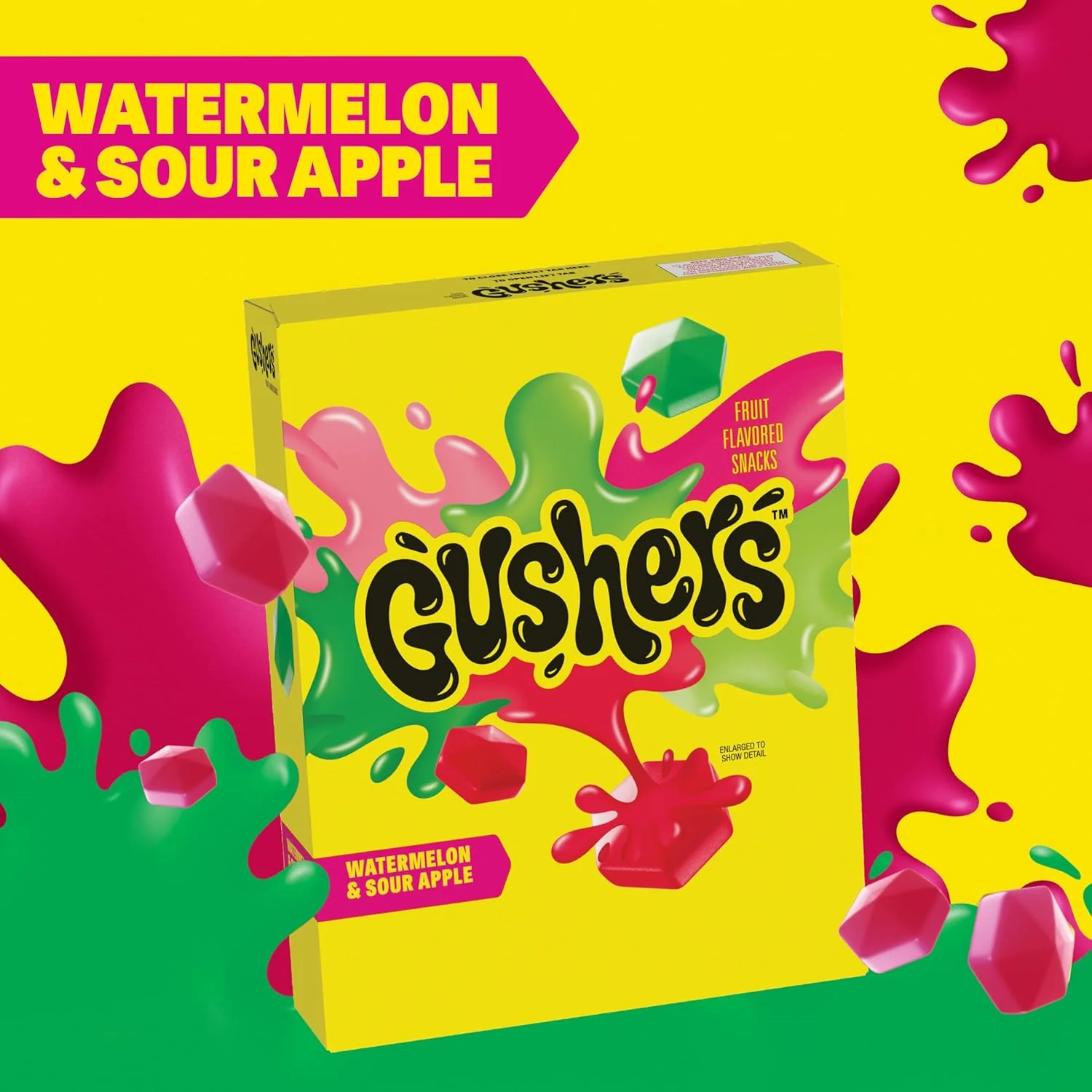 Watermelon And Sour Apple Fruit Flavored Snacks Family Size (20 CT) - Image 2