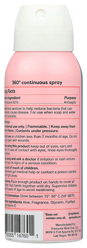 Watermelon Hand Sanitizer Mist - Image 3