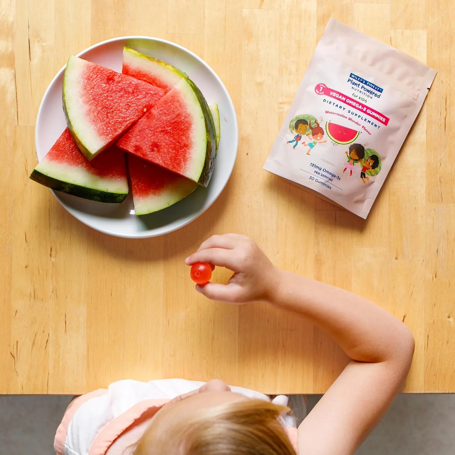 Watermelon Wonder - Vegan Omega-3 Gummies For Kids - Image 2